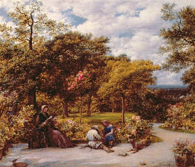 My Garden at Redhill, 1859 by John Linnell